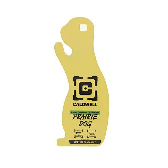 AOB Steel Targets AOB Caldwell AR500 1/4'' Rimfire/Handgun Prairie Dog Target Yellow