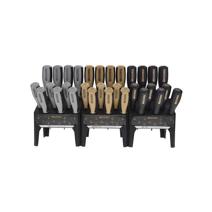 AOB Screwdrivers & Torque Wrenches AOB Wheeler Hex/Torx Benchtop Screwdriver Set 30/ct