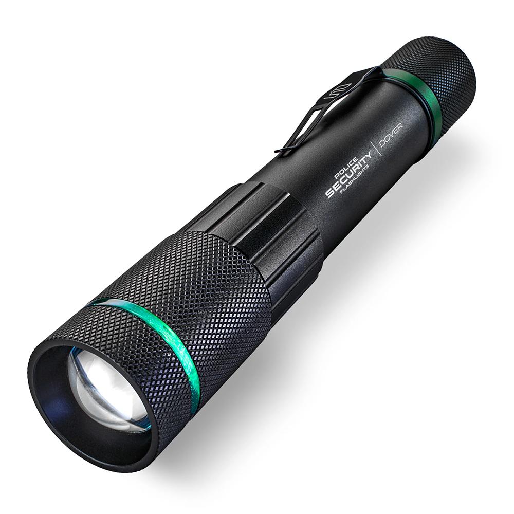 Police Security Flashlights Flashlights|Flashlights & Accessories LB Marketing Inc DBA Police Security Flashlights Police Security Flashlights Dover Rechargeable Flashlight 800 Lumens Black