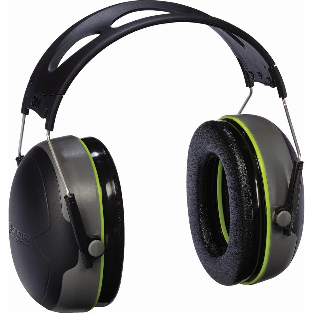 3M PELTOR Ear Muffs 3M PELTOR Peltor Sport Bull's Eye Hearing Protector Passive Ear Muffs 27dB Black Grey