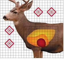 Pro-Shot Products Paper Targets Pro-Shot Products Pro-Shot Mule Deer Sight In Target 25" x 25" 5/ct