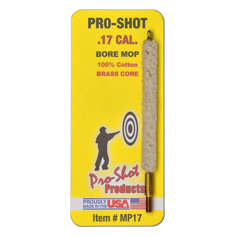 Pro-Shot Products Cleaning Brushes Mops and Swabs Pro-Shot Products Pro-Shot Cotton Bore Mop (5/40 Thread) .17 cal