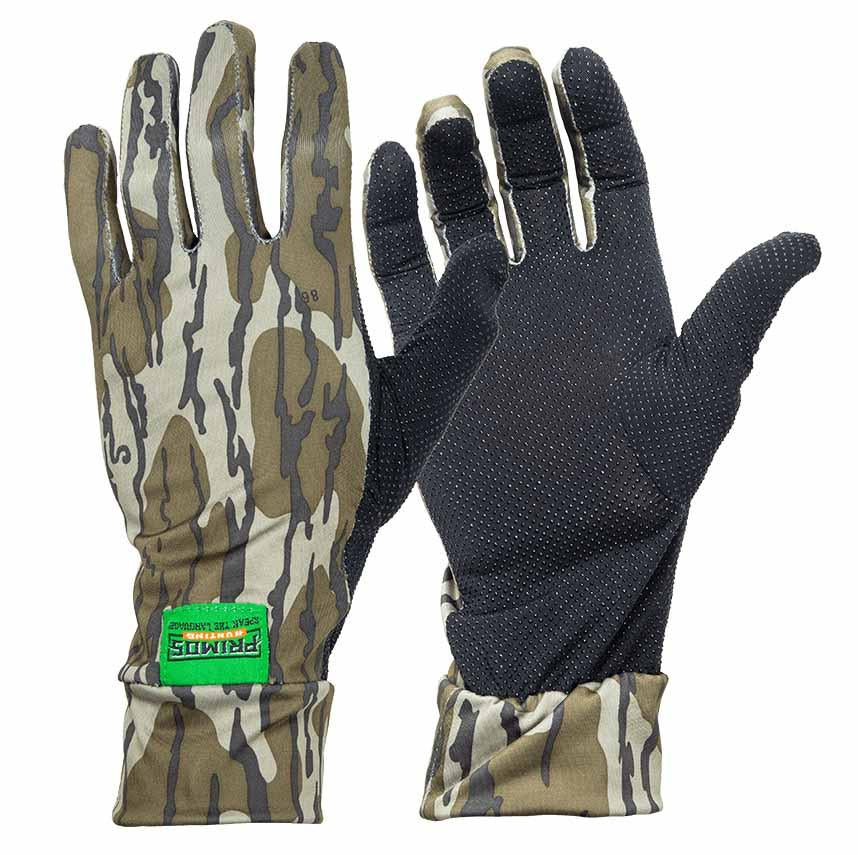 Primos Gloves Primos Primos Stretch Fit Glove - Mossy Oak Bottomland Camo OSFM