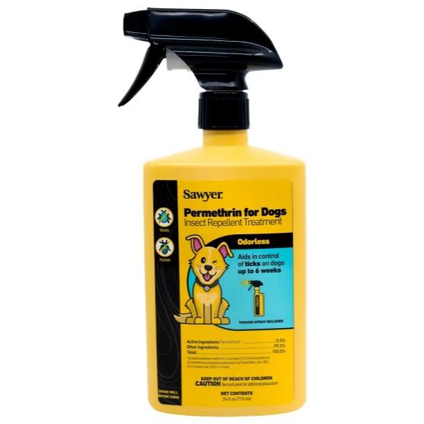 Sawyer Blind Accessories Sawyer Sawyer Permethrin Insect Repellent Treatment for Dogs 24 oz Trigger Spray