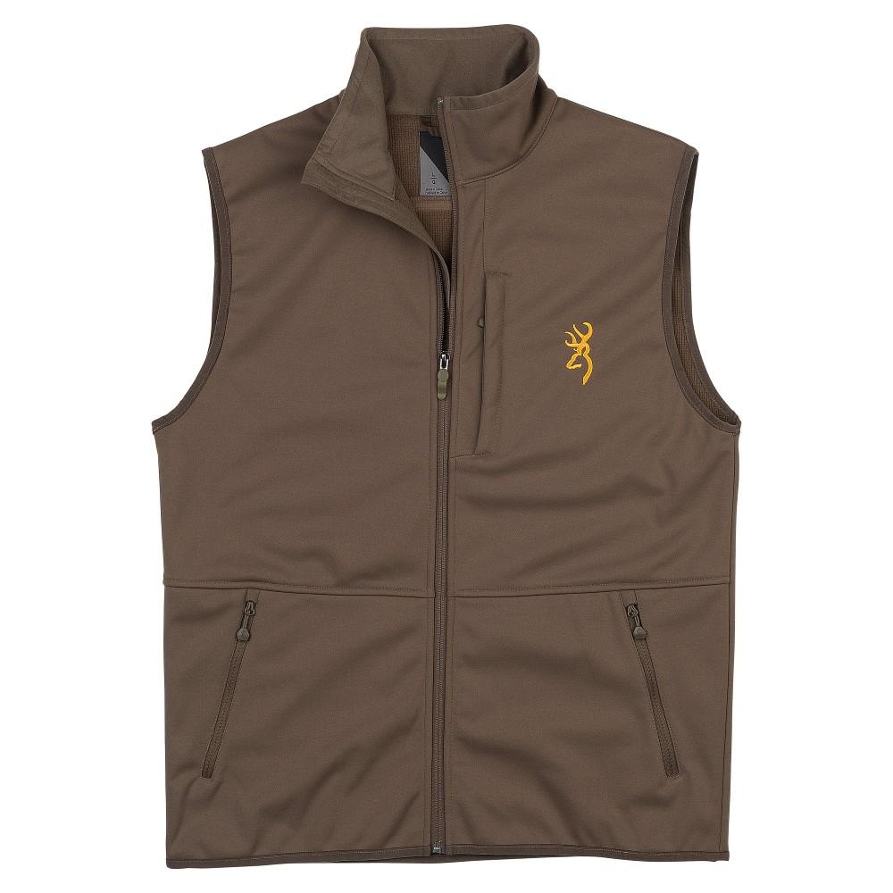 Browning Vests|Rain Gear|Clothing & Footwear Browning Softshell Vest Major Brown S