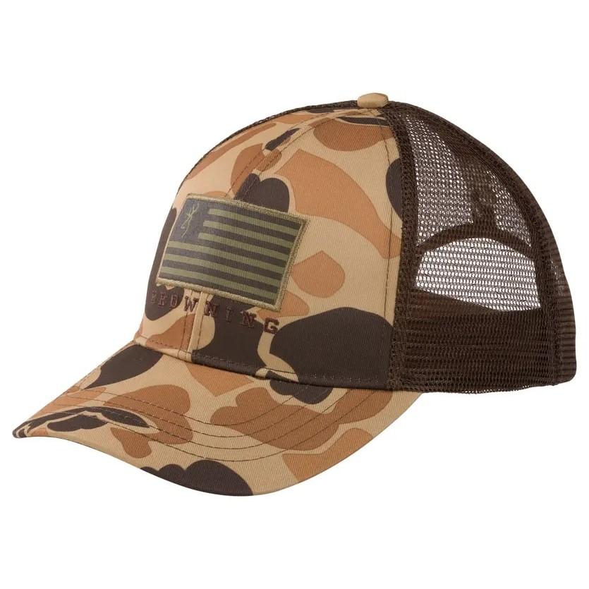 Browning Caps Hats & Beanies|Hats Browning Patriot Camo Cap Vintage Tan