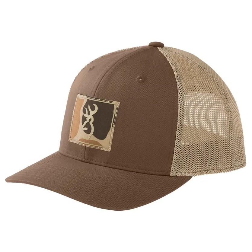 Browning Caps Hats & Beanies|Caps Hats & Beanies Browning Cypress Cap Major Brown with Vintage Tan Camo