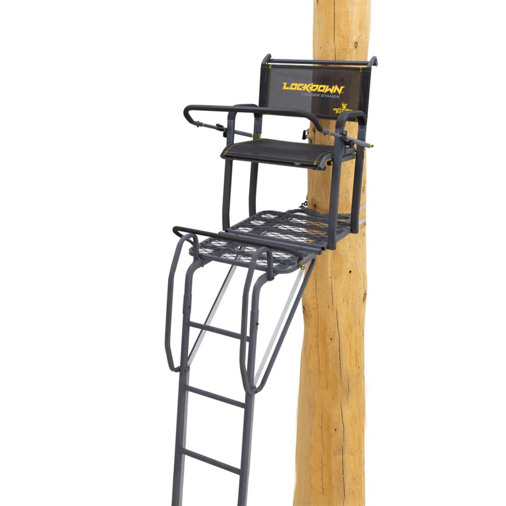 Ardisam (River's Edge/ Barronett Blinds) Ladder Treestands Ardisam (River's Edge/ Barronett Blinds) Rivers Edge Lockdown Wide 1-Man Ladder Stand