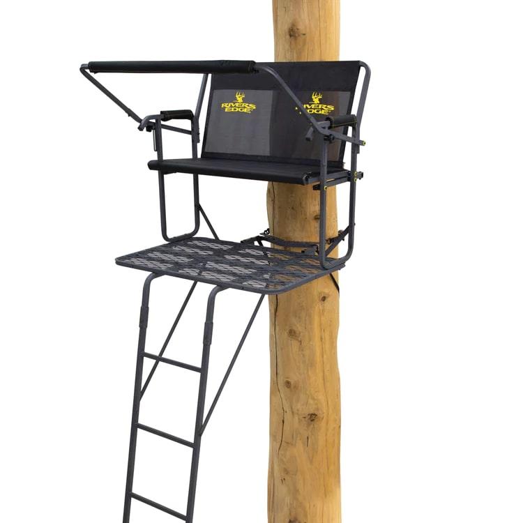 Ardisam (River's Edge/ Barronett Blinds) Ladder Treestands Ardisam (River's Edge/ Barronett Blinds) River's Edge TwoPlex Ladder Stand 2-Person