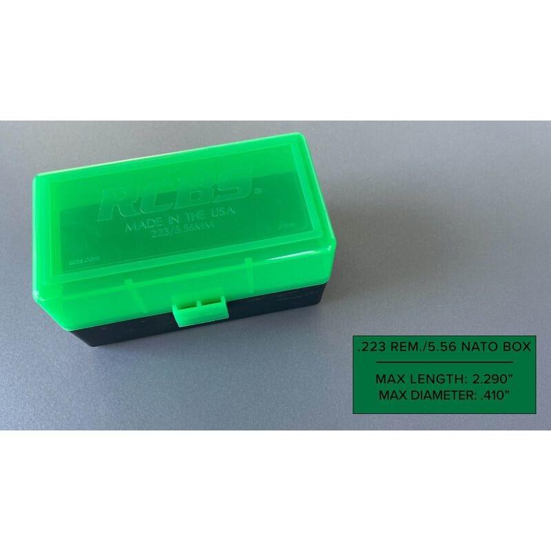 RCBS Ammo Boxes RCBS RCBS Impact Resistant Ammo Box 223 Rem/5.56 NATO