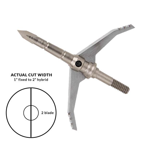 Rock Ridge Outdoors Broadheads Field & Specialty Points|Hunting Rock Ridge Outdoors Dead Ringer Just Nasty 2.0 Broadhead Carbon Steel 100/125 Grain 2.0 Cut