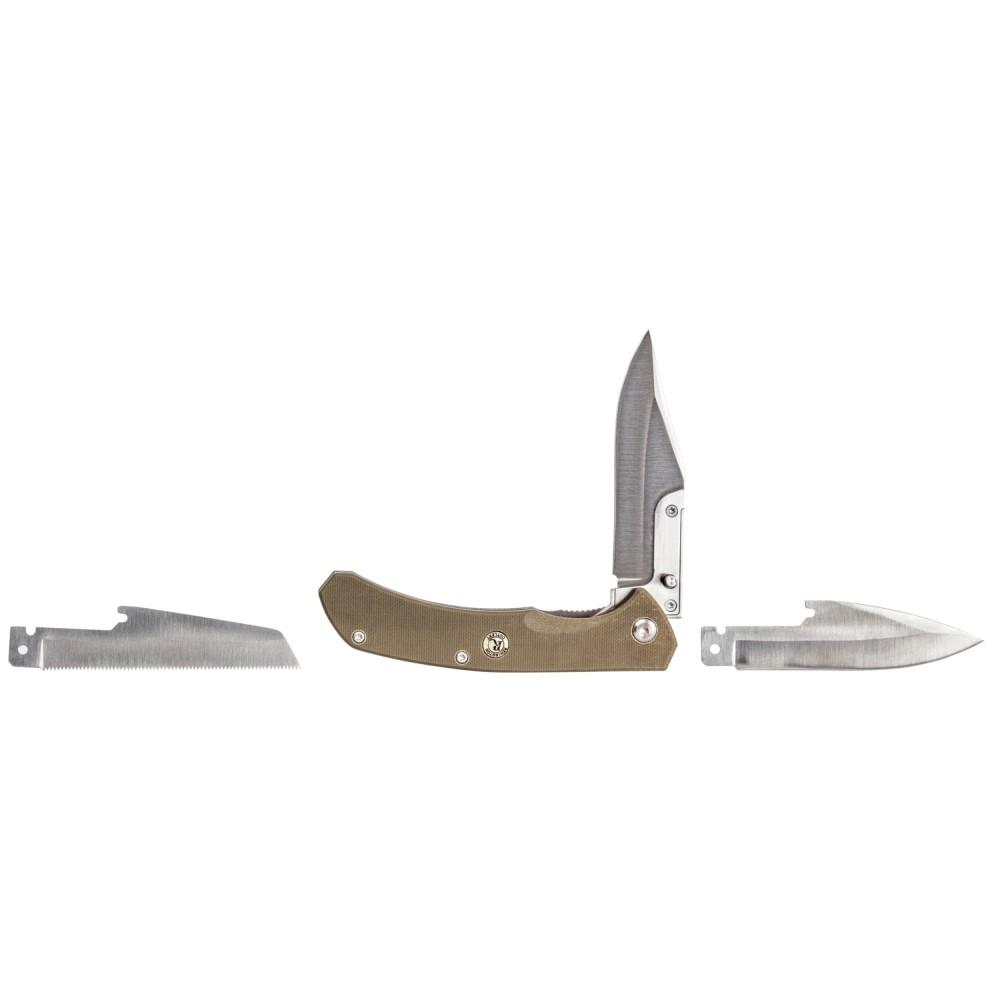 Remington Knives & Edged Tools|Knives & Edged Tools Remington Remington RXB Liner Lock Folding Knife 4-1/2" Multi Blade OD Green