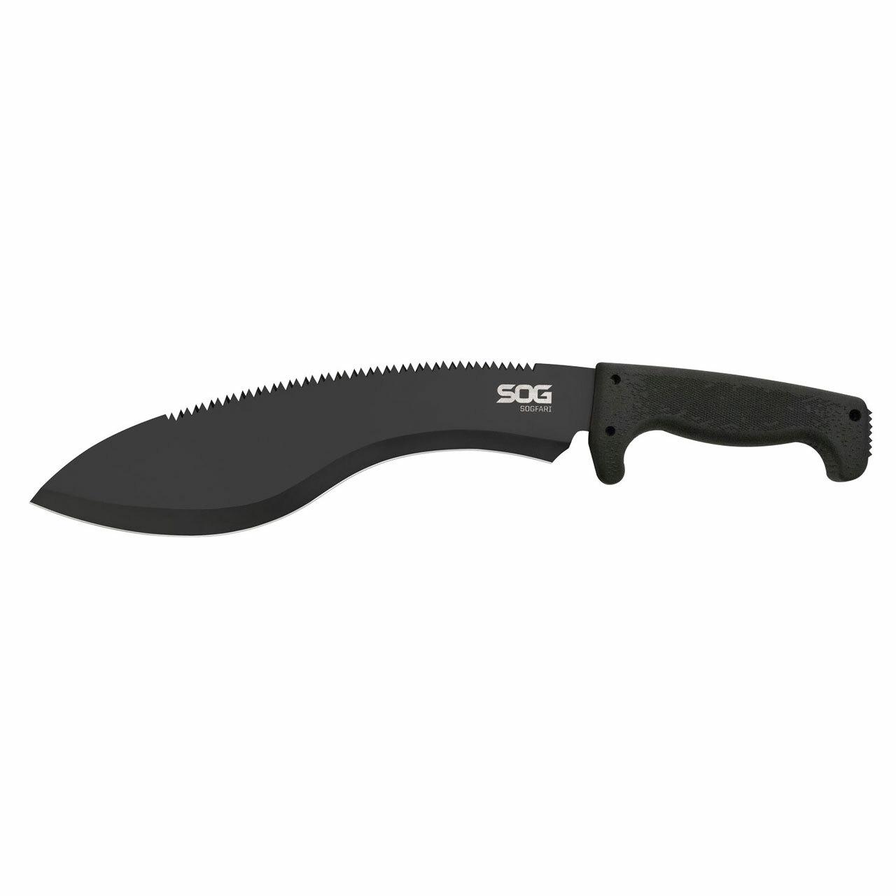 Sog Specialty Knives Knives & Edged Tools|Axes Hatchets & Machetes Sog Specialty Knives SOG SOGfari Kukri Machete 12" Blade Black
