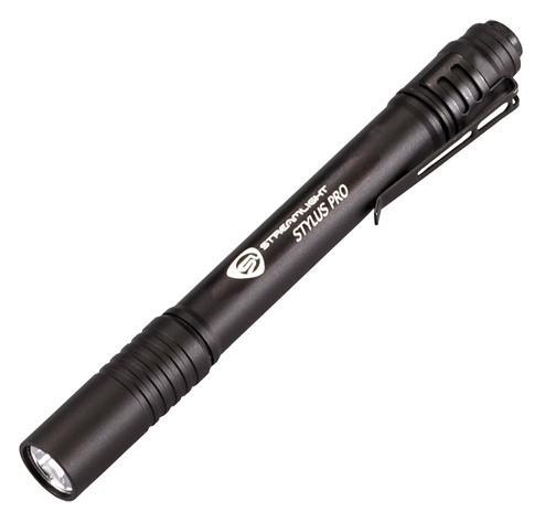 Streamlight Flashlights|Flashlights & Accessories Streamlight Streamlight Stylus Pro Alkaline Battery-Powered LED Pen Light - Black with White LED
