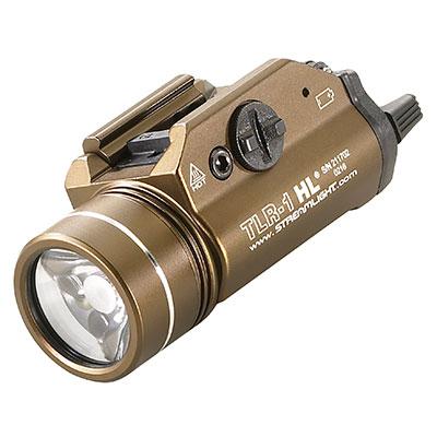 Streamlight Handgun Lights Streamlight Streamlight TLR-1 HL Weapon Light 1000 Lumens FDE