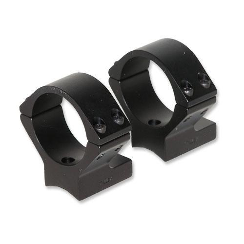 Talley Mounting Systems Scope Rings Talley Mounting Systems Talley Lightweight Alloy Scope Mounts - Black Anodized - 30mm - Low Ruger American Savage With Accutrigger Steven 200 Stiller Predator TC Venture