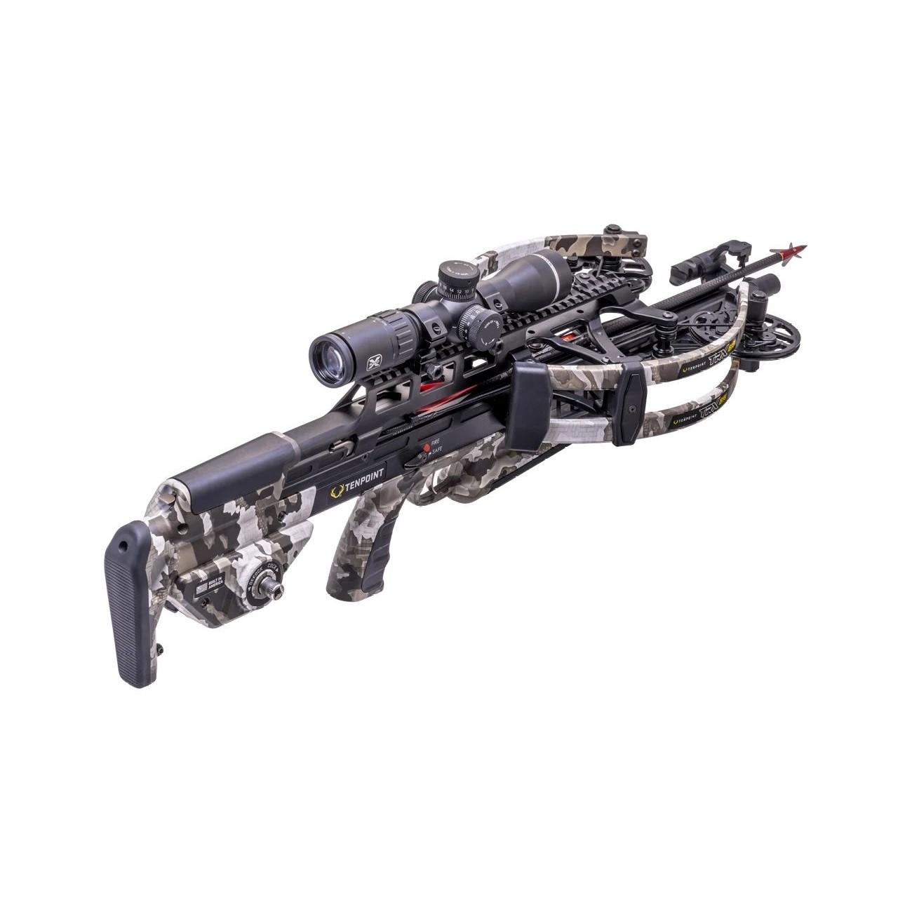 Tenpoint Crossbow Technologies Crossbows Tenpoint Crossbow Technologies Tenpoint TRX515 Reverse Draw ACUslide MAXX EVO-X Elite Black Scope Vektra