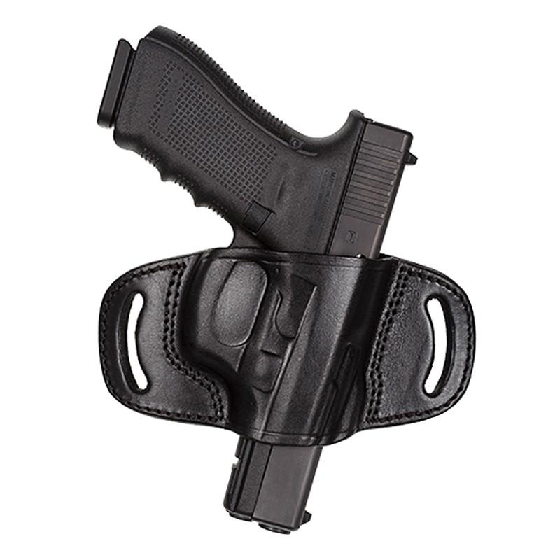 Tagua Gun Leather Gun Holsters Tagua Gun Leather ANNIVERSARY ED QUICK DRAW BELT FOR MOST 9MM/40MM/45 DBL STCK BL/Right Hand
