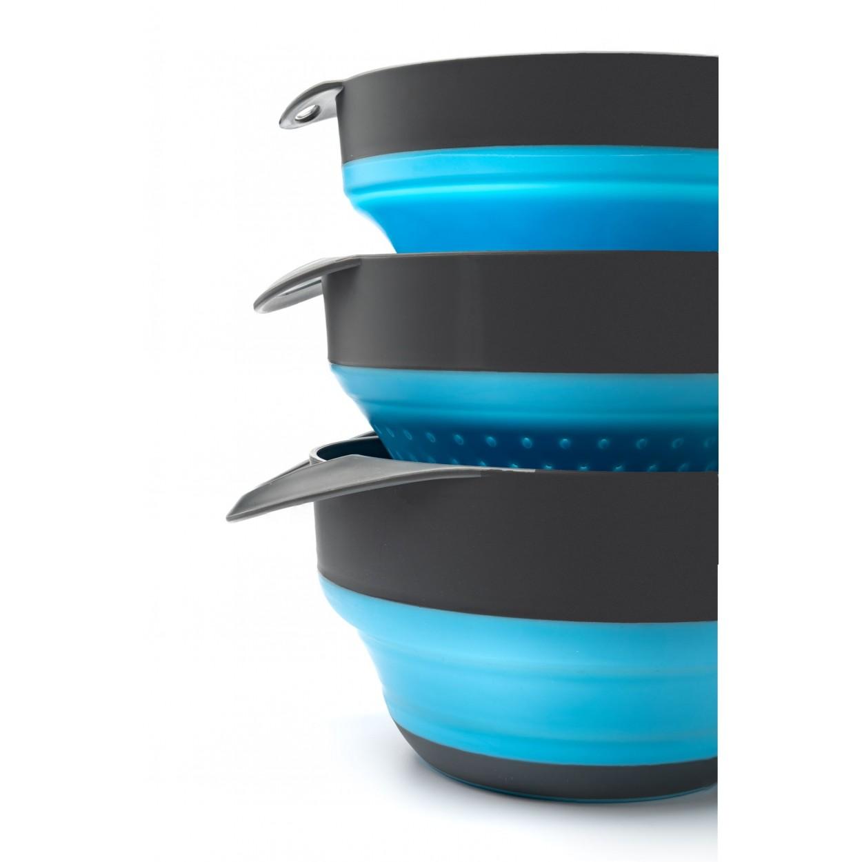 Adventure Ready Brands Emergency & Survival|Outdoors Adventure Ready Brands Ready Brands Survive Outdoors Longer Flat Pack Bowls and Strainer Set