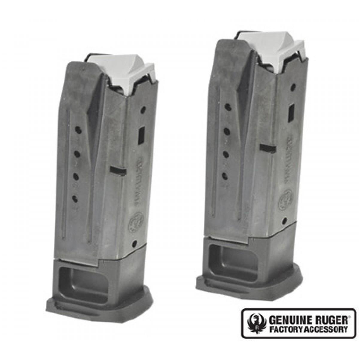 Ruger Handgun Magazines Ruger RUGER SECURITY 9 9MM LUGER 10RD MAGAZINE 2 PACK