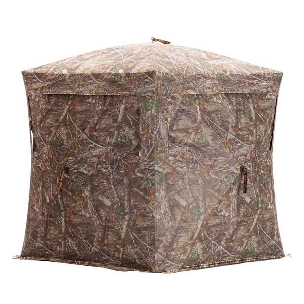 Rhino Blinds Ground Blinds Rhino Blinds Right Handino Blinds R180 Ground Blind Realtree Edge
