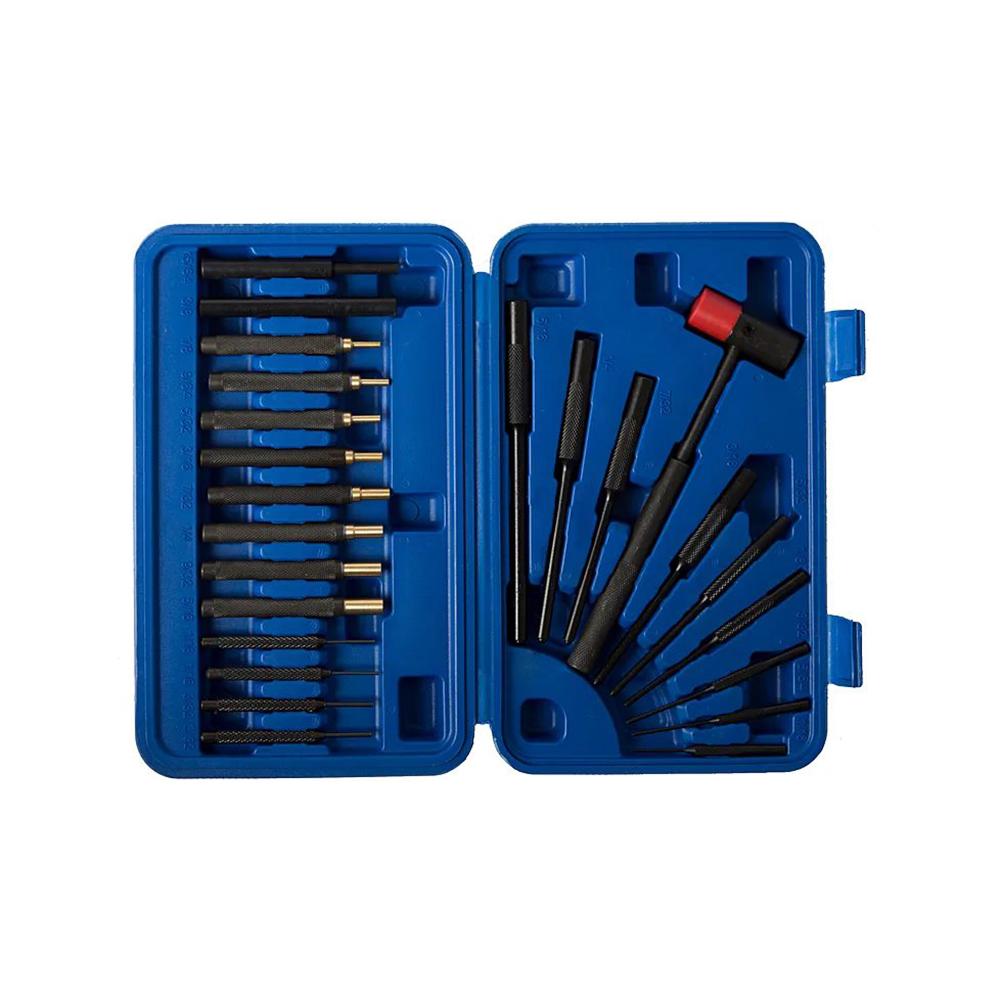 Dac Technologies Punches Dac Technologies Dac Tech Gunmaster Brass & Steel Drive Pin and Roll Punch Set - 24 pc