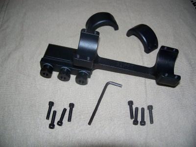 DNZ Picatinny-Style Universal Mounts DNZ 1-Piece Freedom Reaper Forward Ring Picatinny Rail Mount - 30mm Black