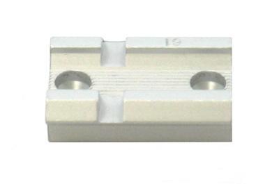 Weaver Bases & Mounts by Gun Make & Model Weaver Weaver Standard Top Mount Aluminum Scope Base - Silver - #61S - Anschutz Churchill Cooey Knight Sako Sagage Tikka More