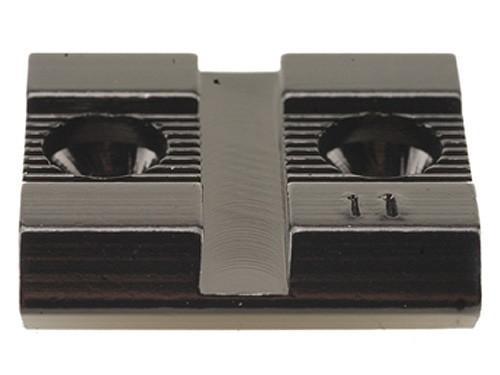 Weaver Bases & Mounts by Gun Make & Model Weaver Weaver Standard Top Mount Aluminum Scope Base - Black - #11 - For Remington Savage Western Field Browning H&RMossberg