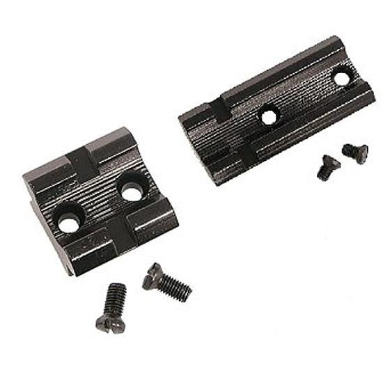 Weaver Bases & Mounts by Gun Make & Model Weaver Weaver Standard Top Mount Aluminum Scope Base - Gloss Black - #20A - FRONT