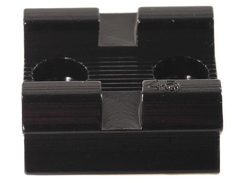 Weaver Bases & Mounts by Gun Make & Model Weaver Weaver Standard Top Mount Aluminum Scope Base - Gloss Black - #45 - FRONT/REAR Modern Muzzleloader Springfield