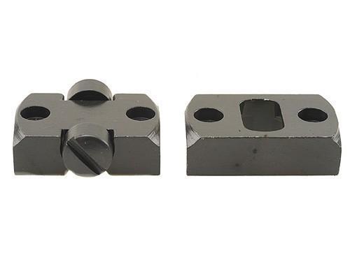 Weaver Optics|Bases & Mounts by Gun Make & Model Weaver Weaver 2-Piece Grand Slam Steel Dovetail Scope Base - CVA Round Receiver Black