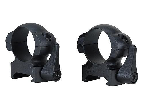 Weaver Scope Rings Weaver Weaver Grand Slam Leaver-Lok Top Mount Steel Scope Rings 1" HIgh Matte