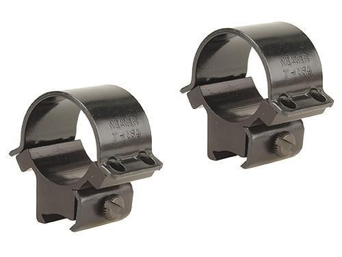 Weaver Scope Rings Weaver Weaver 22 Tip-Off Ringmount for 3/8" Grooved Receiver - 1" Sure Grip - Black