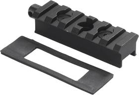 Weaver Optics|Bases & Mounts by Gun Make & Model Weaver EXT MULTI SLOT BASE RUG AMER LA Black Matte Base PicatinnyClam 99468