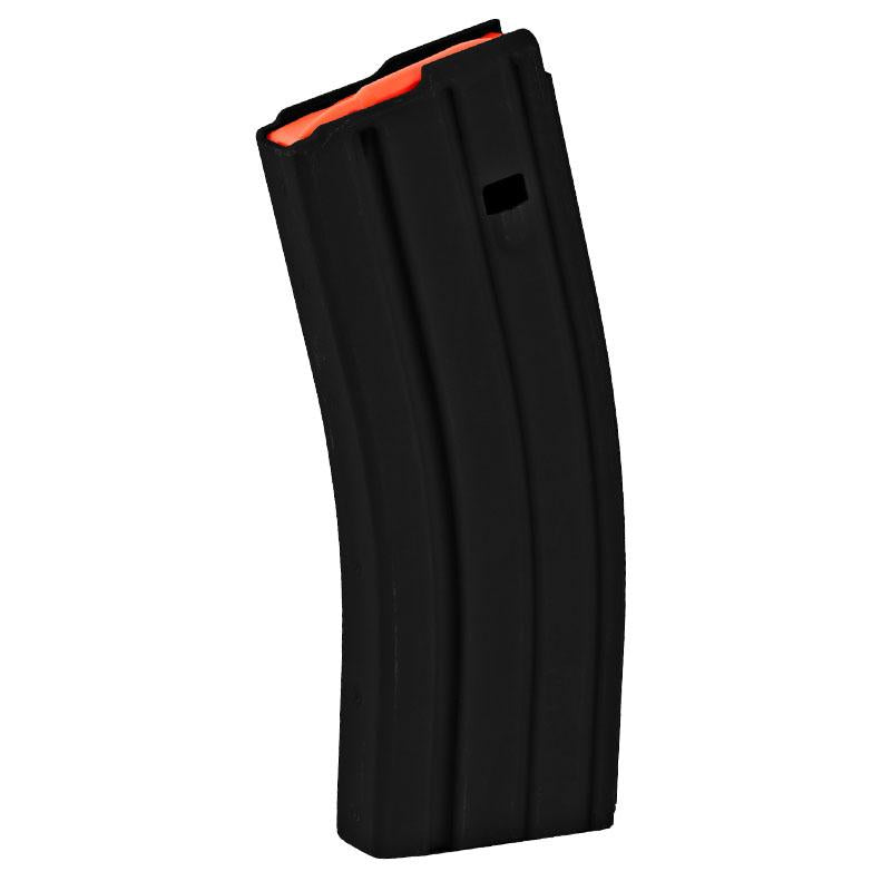 Asc Rifle Magazines Asc ASC AR Family Rifle Magazine Orange Follower 223 Remington Black Aluminum 30 Round
