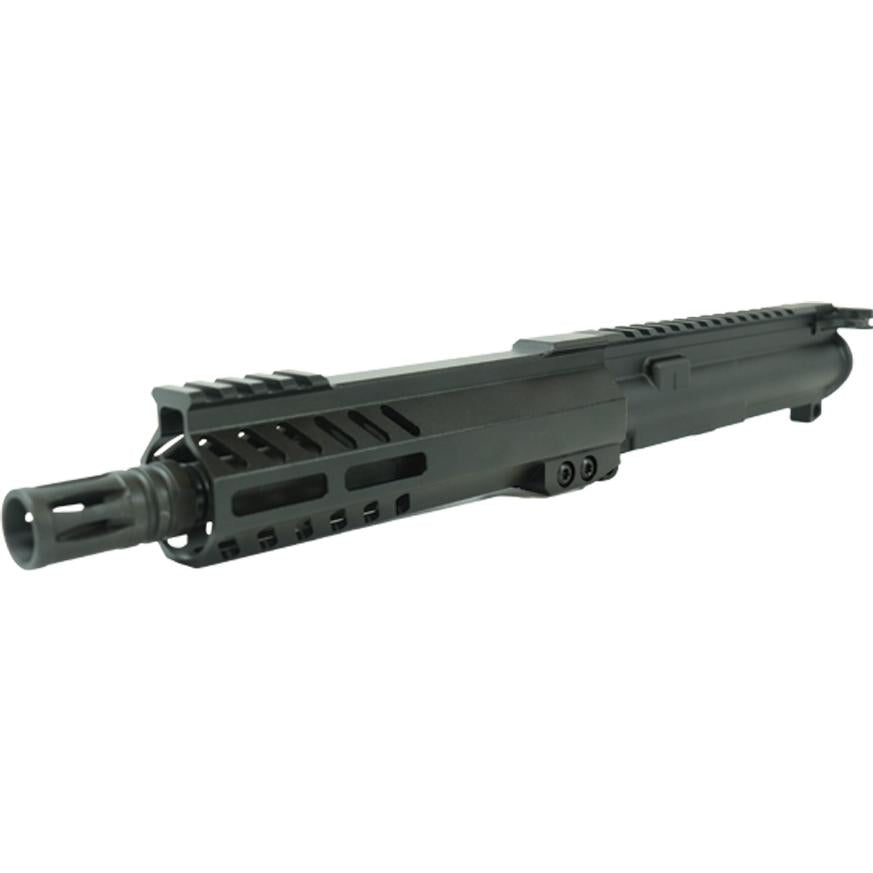 American Tactical Inc-ATI Uppers American Tactical Inc-ATI ATI Milsport Complete Upper 5.56mm 7.5" Barrel 1:8 Twist 7" MLOK C-CLAMP With Bolt Carrier Group and Charging Handle