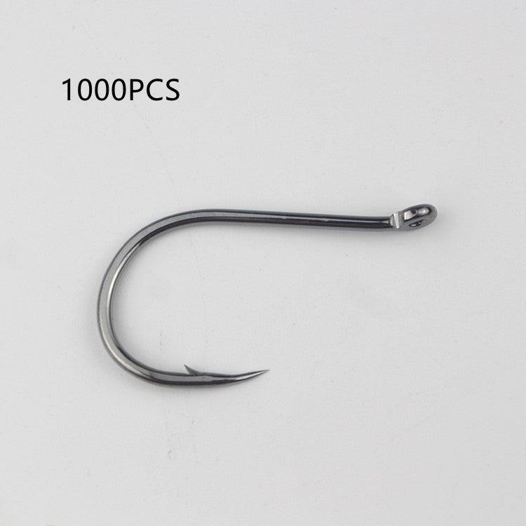 Fishhook Bulk Hole Ring Barbed Crooked Mouth Lure Rock Fishing Sea