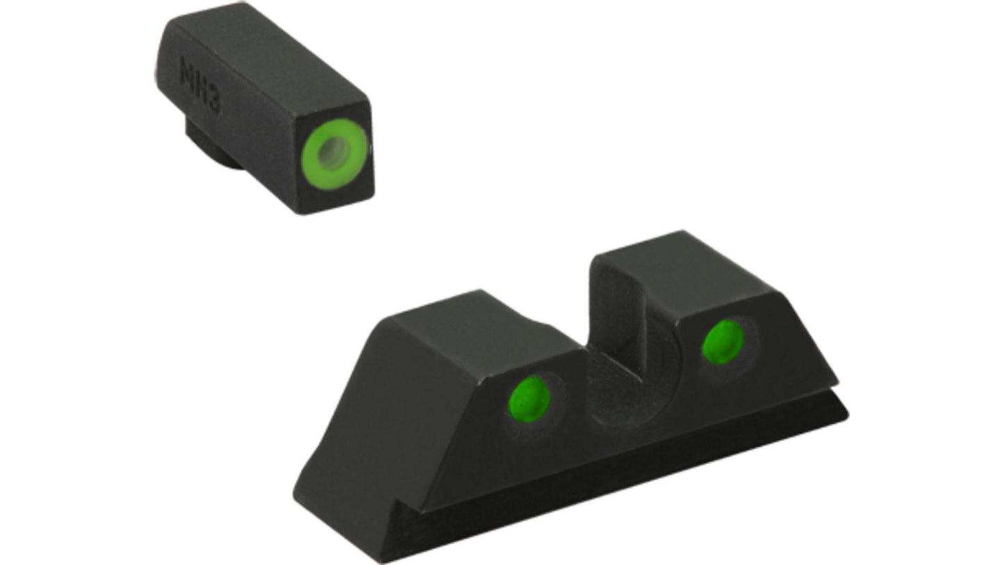 Meprolight Sights Optics|Night Sights Meprolight Sights Meprolight ML41221 Hyper-Bright Green Ring Front/Green Rear Sights for Kimber 1911 Wedge Models