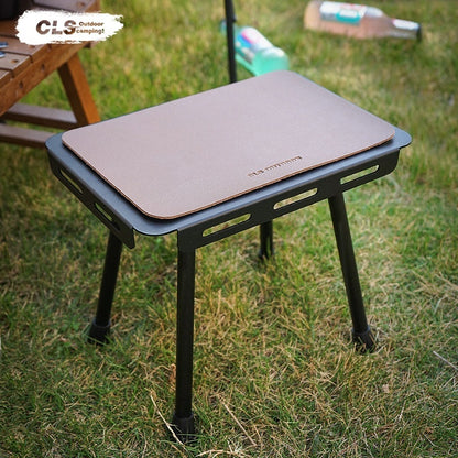 CLS Outdoor Dual Use Mini Folding Table Camping Stool