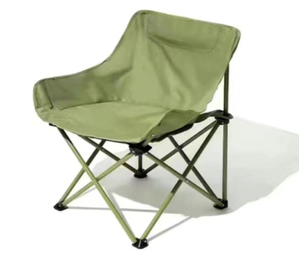 Camping Outdoor Folding Chair Portable Recliner Fishing Stool Beach