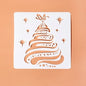 Grow Up Album Diy Hand Tent Christmas Hollowed Out Template