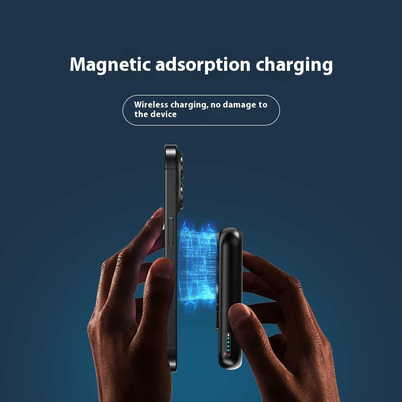 Ultra-thin Compact Portable Magnetic Wireless Power Bank