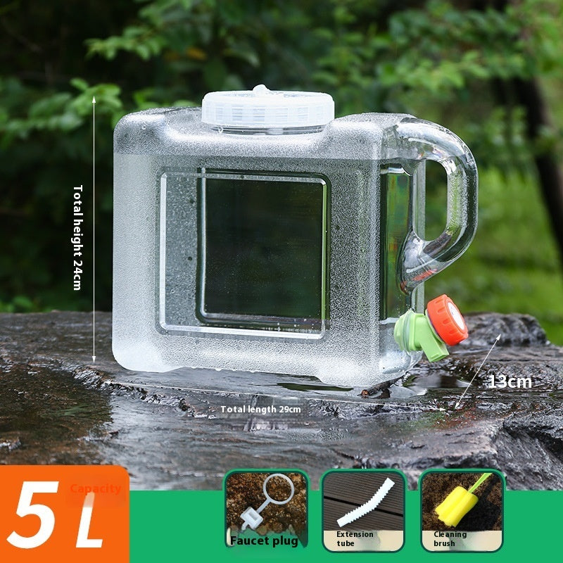 Outdoor Bucket Household Water Breaker Car Camping With Faucet