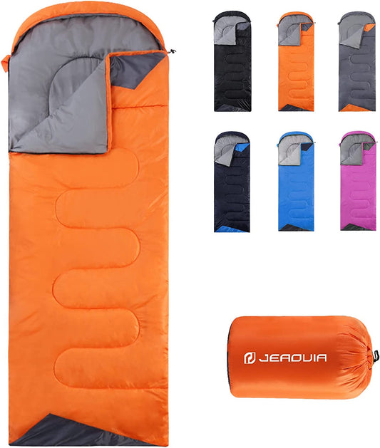 Sleeping Bags for Adults Backpacking Lightweight Waterproof- Cold Weather Sleeping Bag for Girls Boys Mens for Warm Camping Hiking Outdoor Travel Hunting with Compression Bags