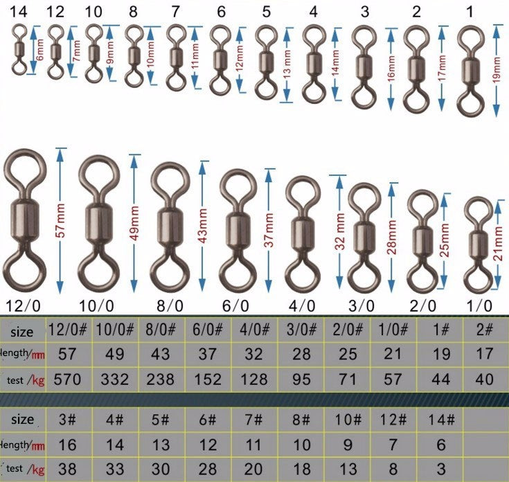 10pcs Eight-character 8-character swivel connector