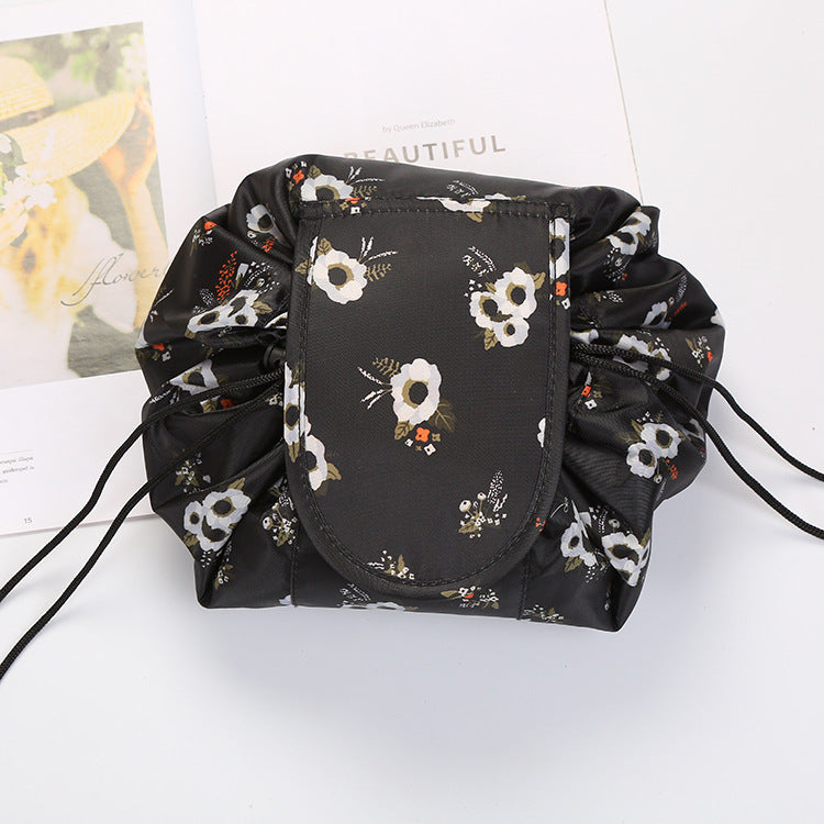 Animal Printing Large Capacity Drawstring Lazy Cosmetic Storage Bag