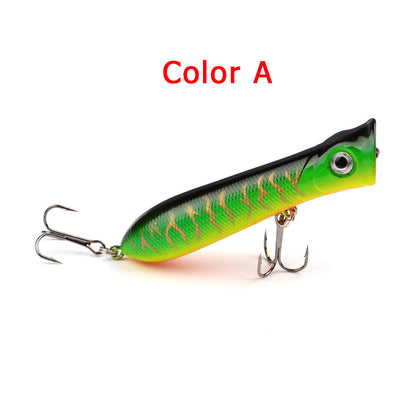 Popalua 8CM-12g black hook plastic fishing lure