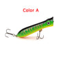 Popalua 8CM-12g black hook plastic fishing lure
