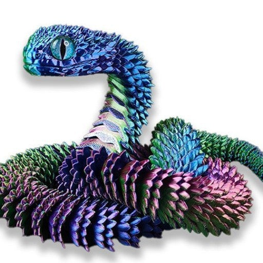 D Print Snake Toy Decoration Crafts